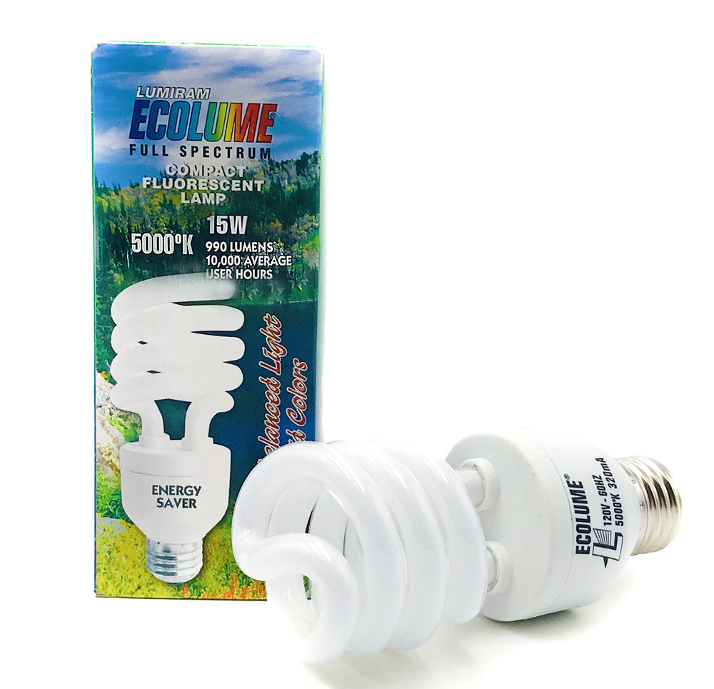 Ecolume Full Spectrum Spiral CFL 5000K 