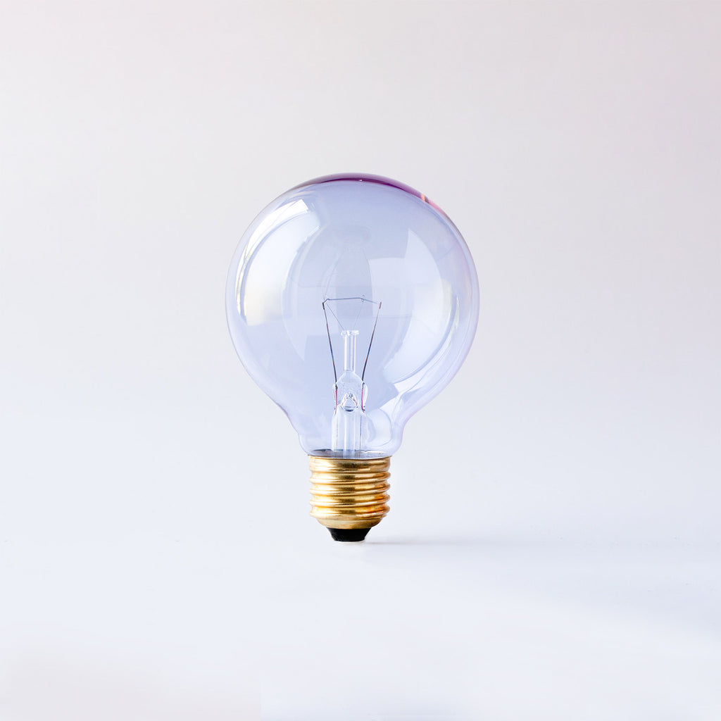 Chromalux incandescent globe vanity bulb