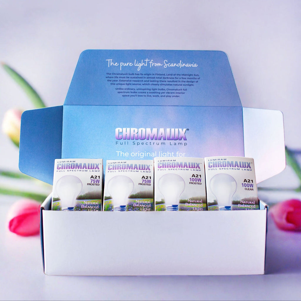 full spectrum light bulbs gift bundle 