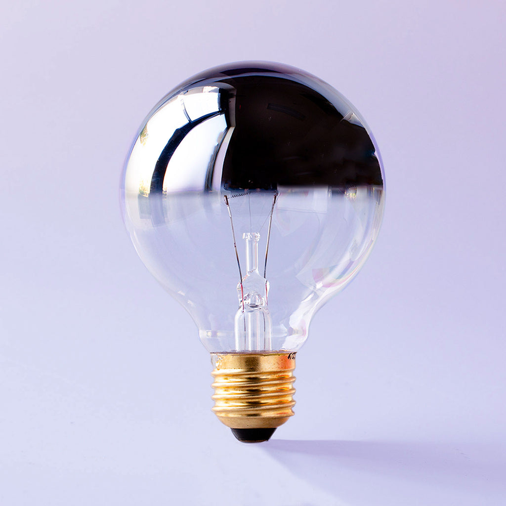 Chromalux G25 Silver Bowl Vanity Bulb