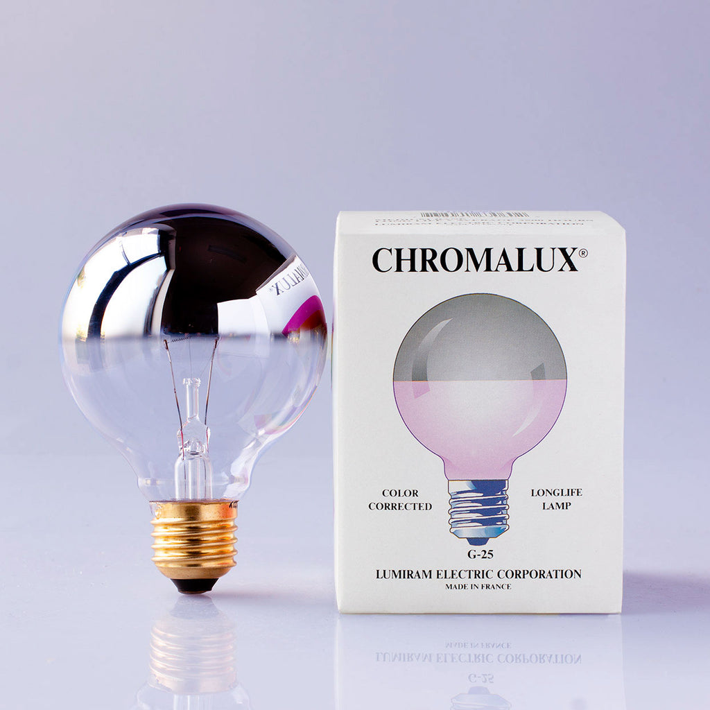 Chromalux Silver Bowl Full Spectrum Globe Bulb